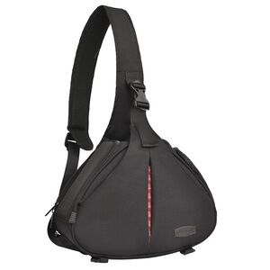 Caden K1 DSLR Black Red Lining Camera Shoulder Anti Theft Waterproof Bag NWT